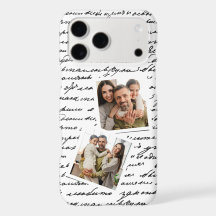 Persoonlijke 2 Foto Layout met Handgeschreven Schr