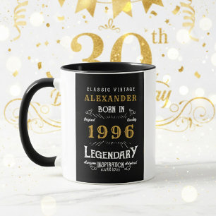 Persoonlijke 30e verjaardag Geboren 1996 Vintage Z Mok