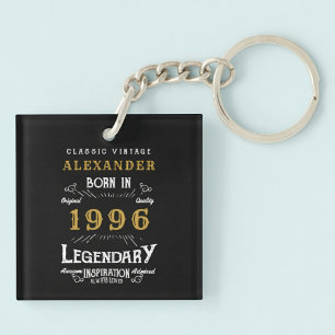 Persoonlijke 30e verjaardag Legende 1996 Vintage Sleutelhanger