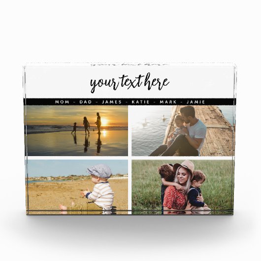 Persoonlijke 4 herinneringen aan de fotoserie fotoblokken (Voorkant)