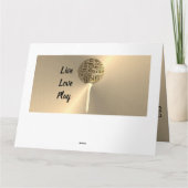 Persoonlijke 60e verjaardagskaart voor hem  kaart (Achterkant)