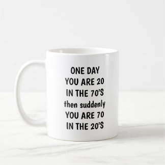 Persoonlijke 70e verjaardag mok met eigen naam & j