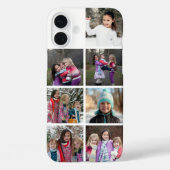 Persoonlijke 7 foto-collage Case-Mate iPhone case (Achterkant)