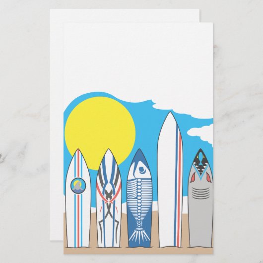 Persoonlijke aangepaste artikelen briefpapier (Voorkant / Achterkant)