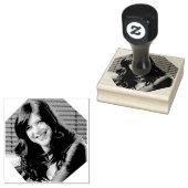 Persoonlijke aangepaste foto 	rubberstempel (Gestempeld)