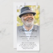 Persoonlijke Aangepaste foto Sympathie Bedankt voo (Voorkant)