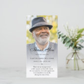 Persoonlijke Aangepaste foto Sympathie Bedankt voo (Staand voorkant)