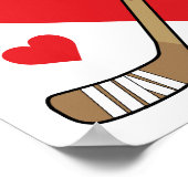 Persoonlijke aangepaste meisjes houden van hartsla poster (Hoek)