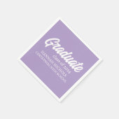 Persoonlijke Aangepaste Naam Moderne Script Afstud Servet (Hoek)
