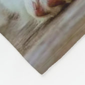 Persoonlijke aangepaste petfoto fleece deken (Hoek)