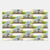Persoonlijke aangepaste petfoto inpakpapier vel (Voorkant 2)