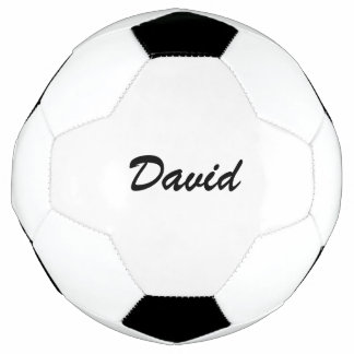 Persoonlijke Aangepaste Script Naam Minimalistisch Voetbal