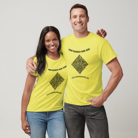 Persoonlijke aangepaste tekst Uw QR-code T-shirt (Unisex)