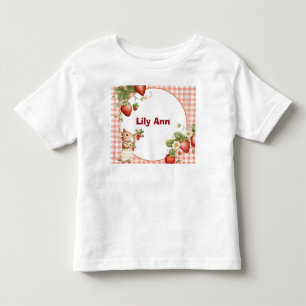 Persoonlijke aardbei en kleine muis dreumes T-shir Kinder Shirts