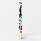 Persoonlijke Abstracte LGBTQ Rainbow Pride kleuren Case-Mate iPhone Case (Achterkant/links)