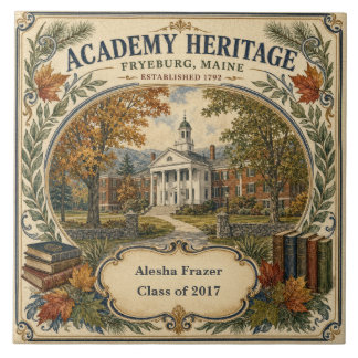 Persoonlijke Academy Heritage Fryeburg Maine Tegeltje