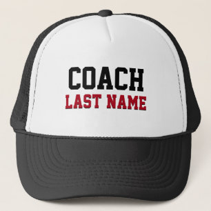 Persoonlijke achternaam coach trucker pet