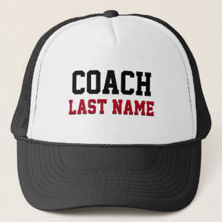 Persoonlijke achternaam coach trucker pet