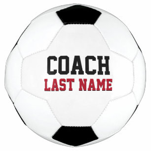 Persoonlijke achternaam coach voetbal