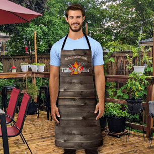 Persoonlijke achtertuin Chillin' en Grillin' BBQ Schort