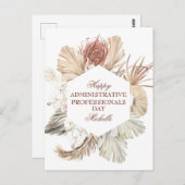 Persoonlijke Administrative Professionals Dag Briefkaart (Voorkant / Achterkant)