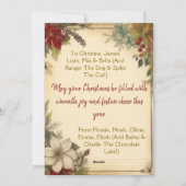 Persoonlijke Afkoeling Grappige Vintage Feestdagenkaart (Achterkant)