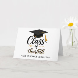 Persoonlijke afstuderen – Gefeliciteerd afgestude Kaart