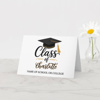 Persoonlijke afstuderen – Gefeliciteerd afgestude Kaart