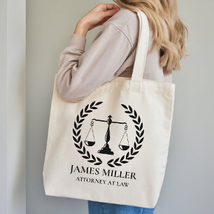 Persoonlijke aktentas cadeau voor advocaat tote bag