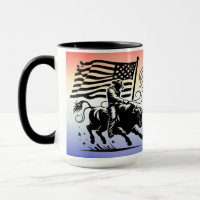 Persoonlijke Amerikaanse Stierrenrijder Rodeo 2
