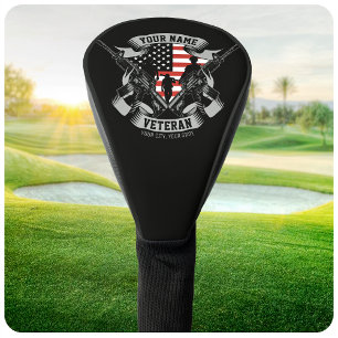 Persoonlijke Amerikaanse Veteranen Trots Vet USA-v Golfheadcover