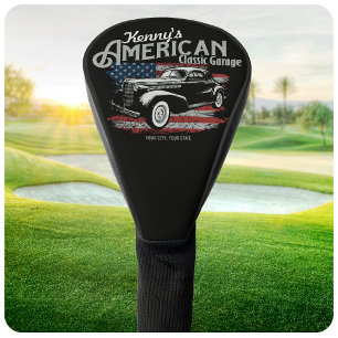 Persoonlijke Amerikaanse vintage klassieke autogar Golfheadcover