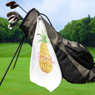 Persoonlijke Ananas Golfhanddoek
