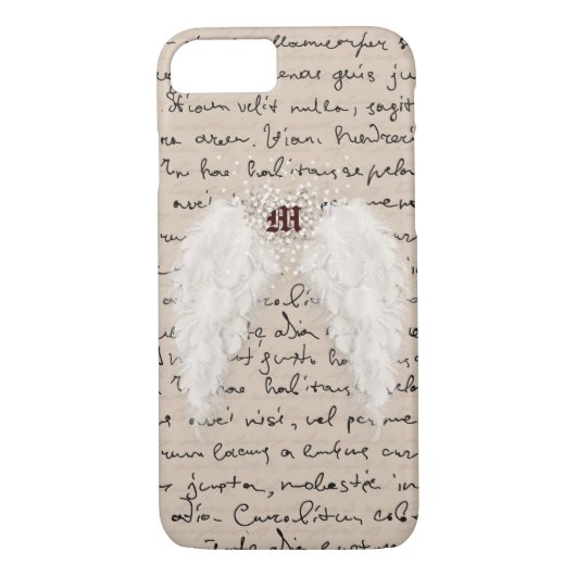 Persoonlijke Angel Wing Phone Case (Achterkant)