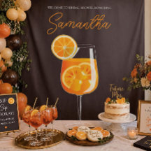 Persoonlijke Aperol Spritz Bruidsdiner Achtergrond