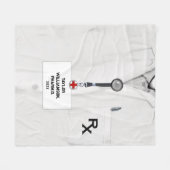 Persoonlijke apothekerideeën fleece deken (Voorkant (Horizontaal))