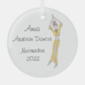 Persoonlijke Arabiëskeepomwille Glas Ornament (Voorkant)