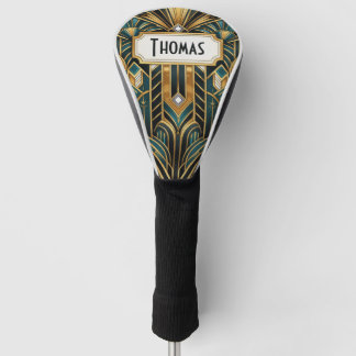 Persoonlijke Art Deco Stijl Golf Head Cover