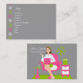 Persoonlijke assistent visitekaartje (Voorkant / Achterkant)