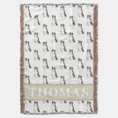 Persoonlijke Australian Shepherd Deken (Voorkant Verticaal)