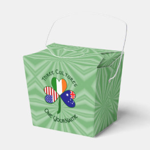 Persoonlijke Australische Ierse Amerikaanse Shamro Bedankdoosjes