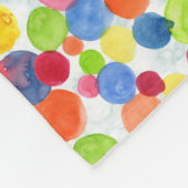 Persoonlijke auto's en pooldots fleece deken (Hoek)