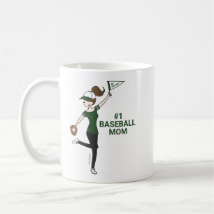 Persoonlijke Avatar #1 Baseball Mam Koffiemok