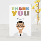 Persoonlijke Avatar-dank Kaart (Gele Bloem)