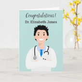 Persoonlijke Avatar Doctor Card Kaart (Gele Bloem)