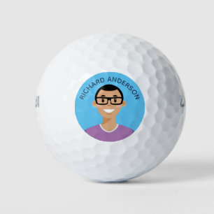 Persoonlijke Avatar-editable Golf Balls Golfballen