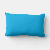 Persoonlijke Azure Blauwe Naam Nursery Kussen (Achterkant)
