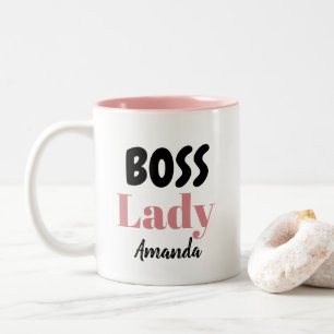 Persoonlijke baas Lady Tweekleurige Koffiemok