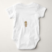 Persoonlijke 'Bab's eerste Halloween - Schattige D Romper (Achterkant)