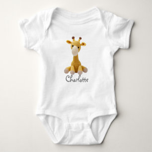 Persoonlijke Baby-badpak-Giraffe Romper